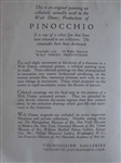 ''Pinocchio'' Animation Cels by Walt Disney of Pinocchio & The Little Dutch Girl Marionette -- With Courvoisier Label